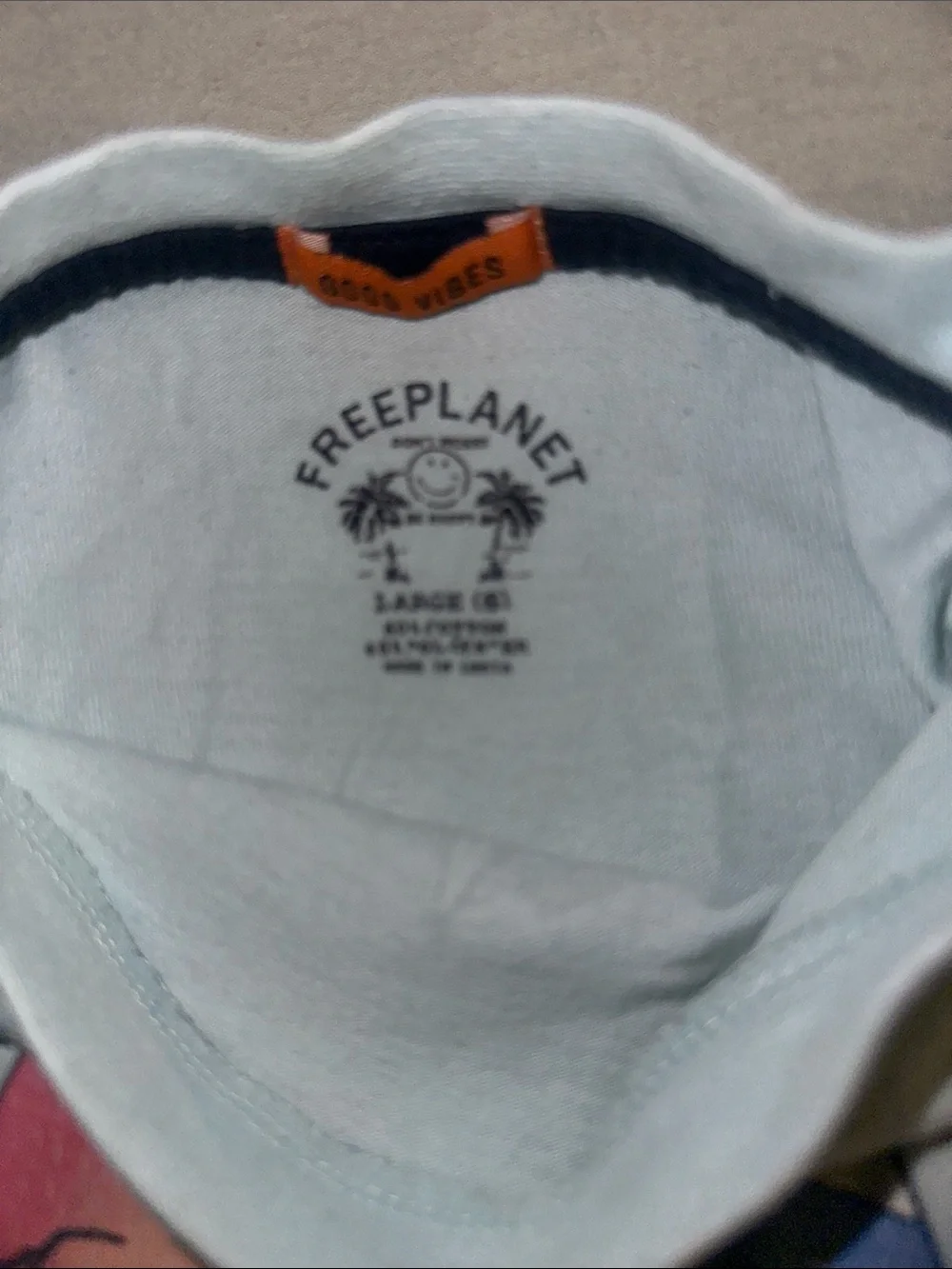 Kids Size 6 Light Blue Sailboat Graphic Tee